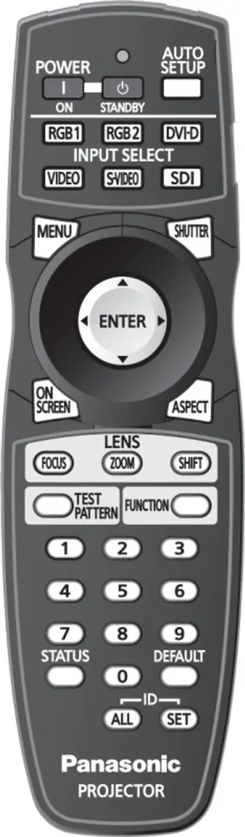 Panasonic N2QAYB000784 Afstandsbediening - PT-DW640ES