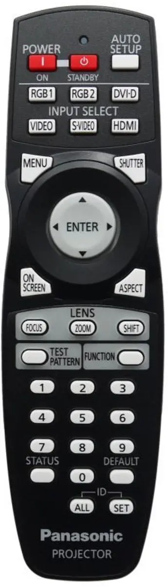 Panasonic N2QAYB000784 Afstandsbediening - PT-DW640ES