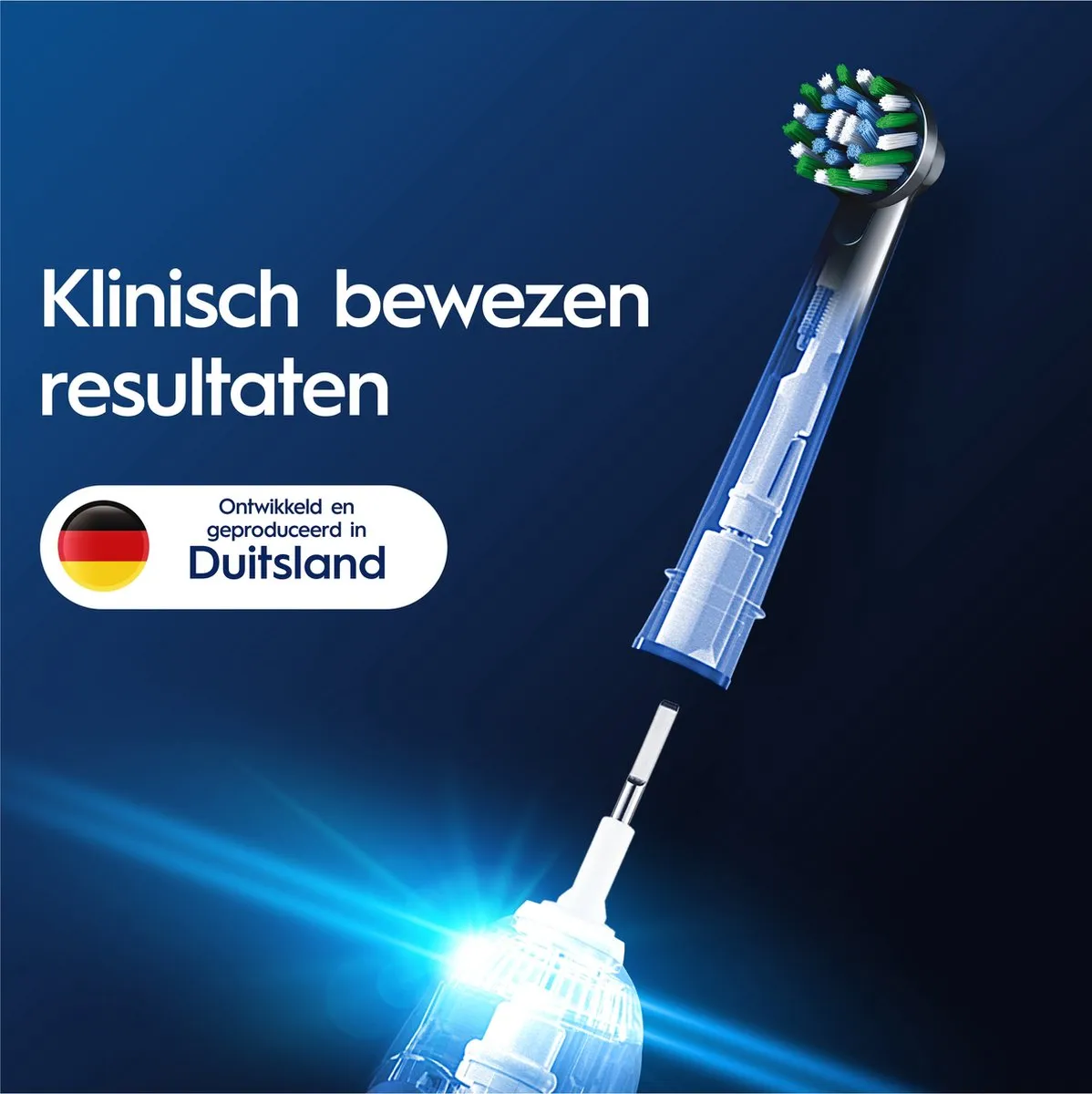 Oral-B Cross Action Pro Opzetborstels 10 Stuks - Zwart