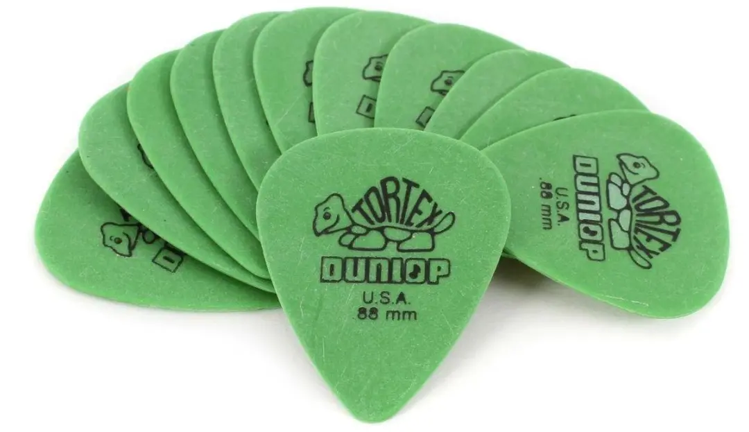 Dunlop Tortex Standard .88 Plectrum - 12 Stuks Groen
