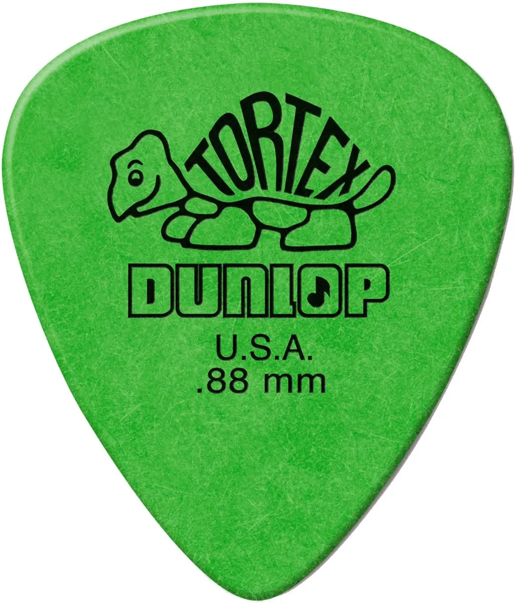 Dunlop Tortex Standard .88 Plectrum - 12 Stuks Groen