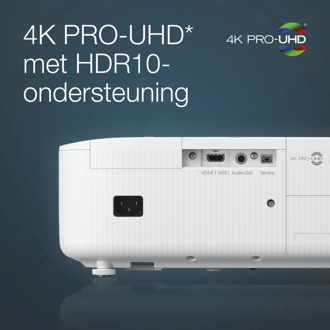 Epson EH-TW6250 Beamer - Android TV - Wit - afbeelding 6 van 6