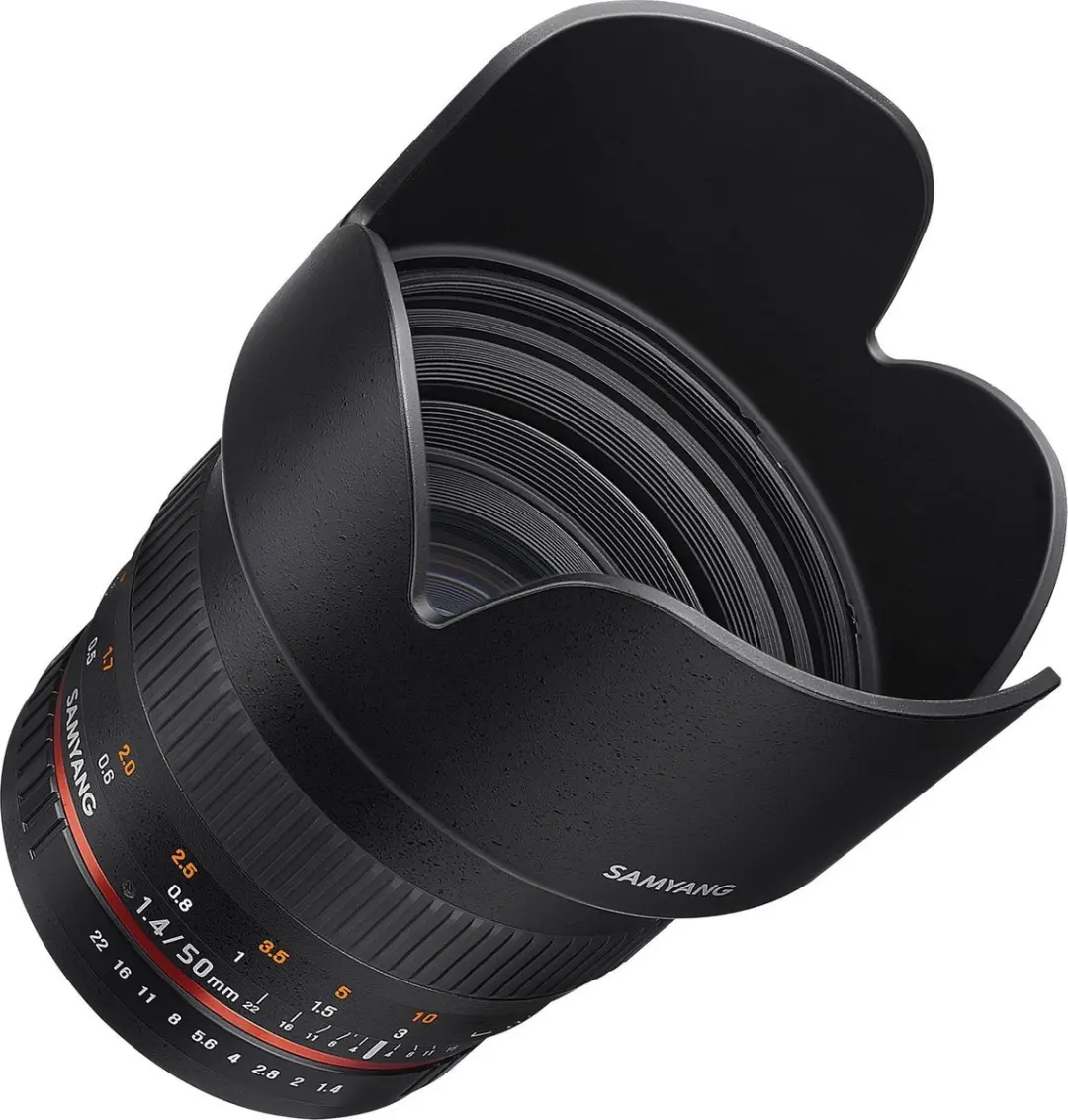 Samyang 50mm F1.4 AS UMC SLR Lens - Zwart