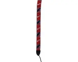 Fender Gitaarband Monogram 2 inch Rood/Wit/Blauw