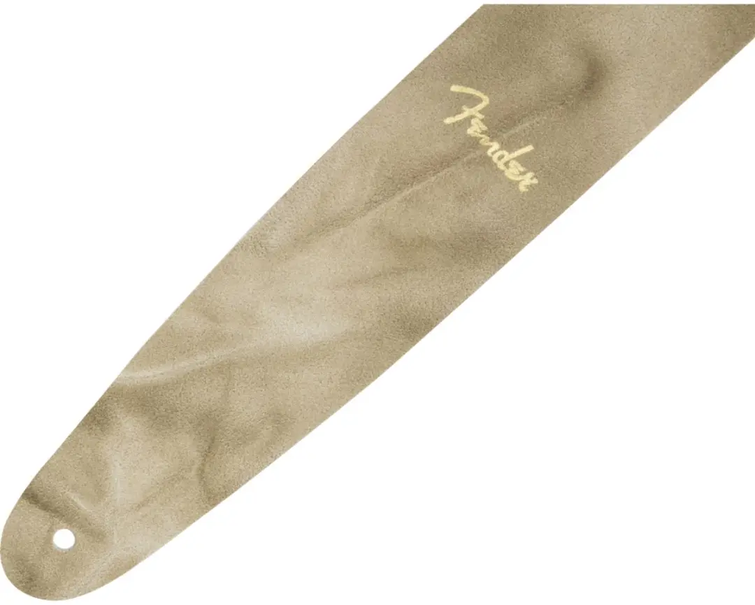 Fender Tie Dye Leren Gitaarband - Natuurlijk