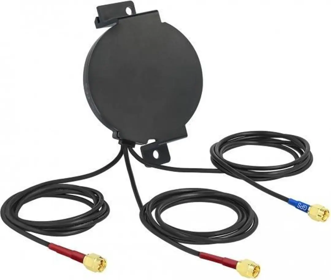 Delock Multiband Antenne LTE-MIMO GALILEO GPS 3x SMA - Zwart