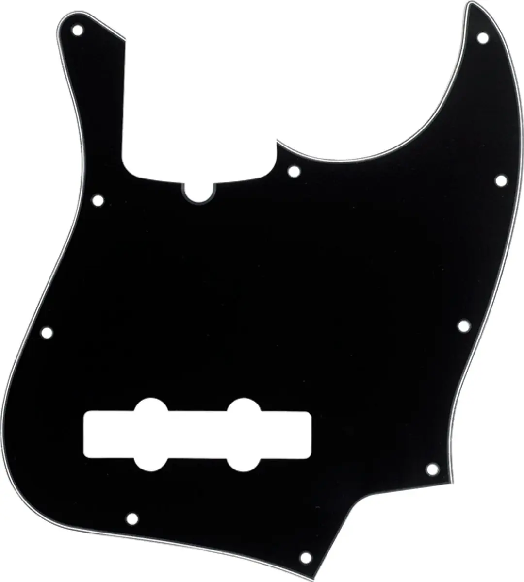 Fender Jazz Bas Pickguard 3-Ply - Zwart