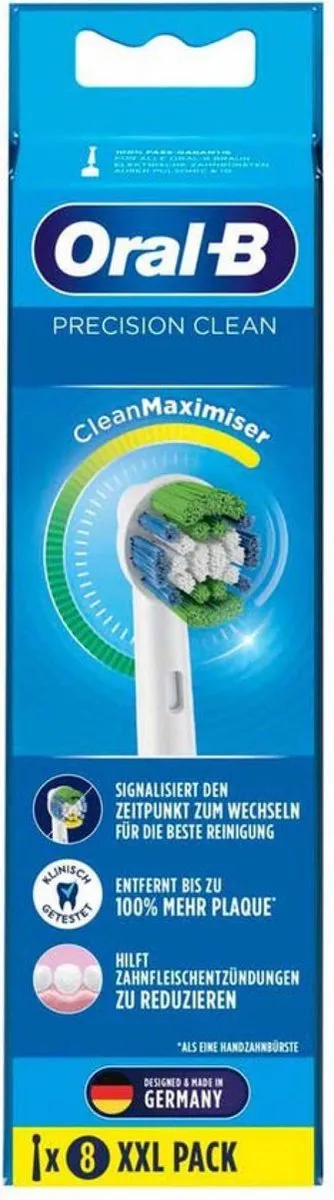 Oral-B Precision Clean Opzetborstels - 8 Stuks - Groen/Wit