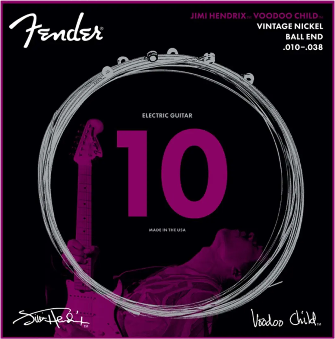 Fender Jimi Hendrix Voodoo Child VN Ball End Snaren 010-038