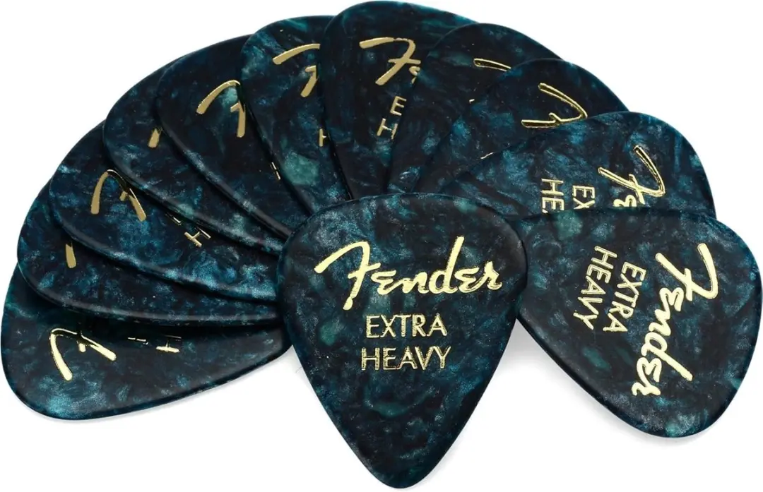 Fender Plectrumset 351 Ocean Turquoise Extra Heavy