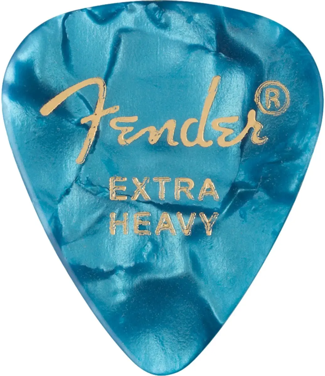 Fender Plectrumset 351 Ocean Turquoise Extra Heavy