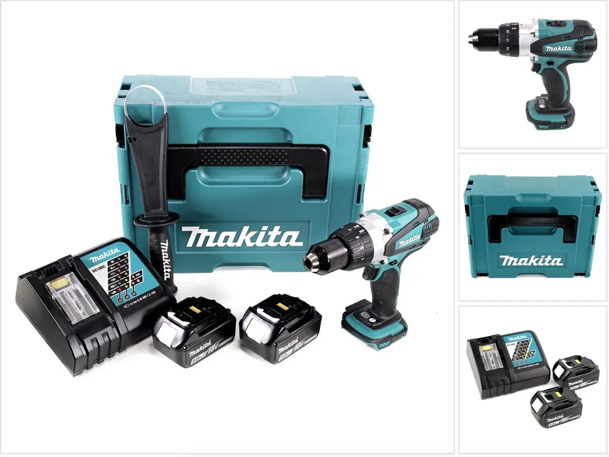 Makita DDF458RTJ 18V Accuboormachine