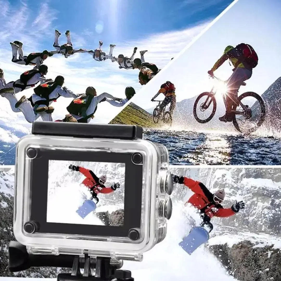 Denver ACW5054 Action Camera 12MP - Full HD - WiFi - 30m Waterdicht - Zwart