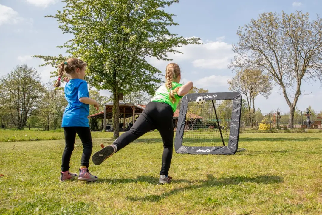 VirtuFit Verstelbare Rebounder Pro Kickback 124x124cm - Zwart