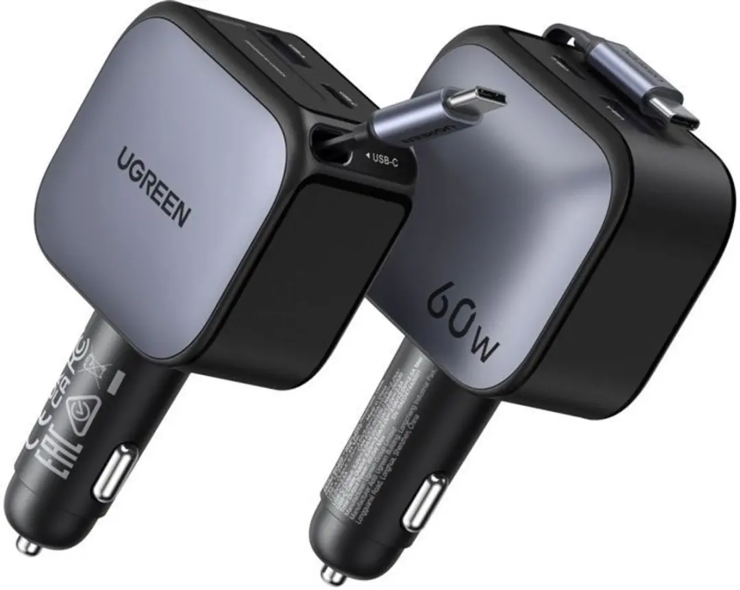UGREEN EC602 60W Autooplader - Grijs