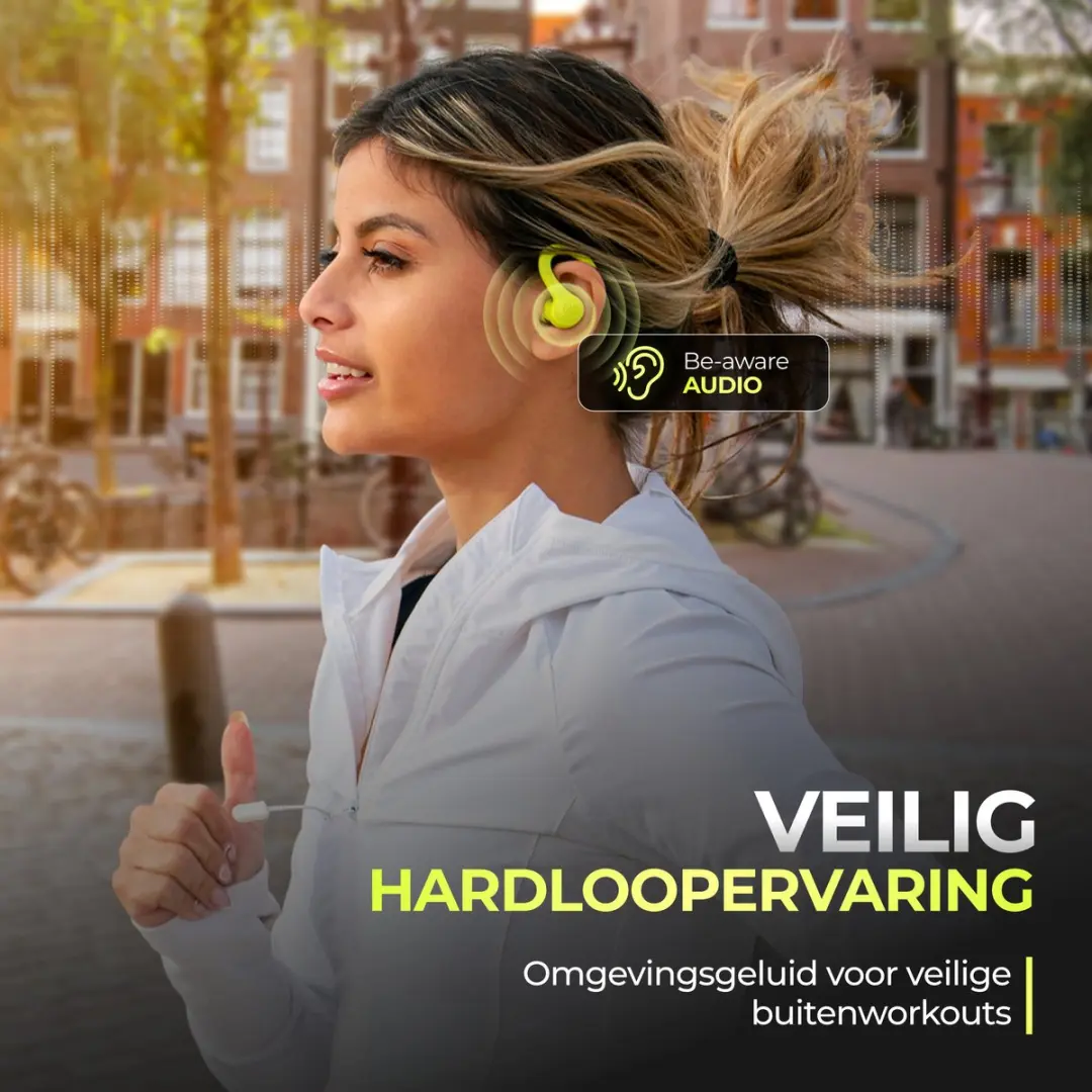 JLab Go Sport IEUEBGAIRSPRTRYEL124 Draadloze Oordopjes - Geel