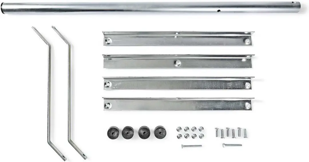 Nedis Balkonstandaard SDBS100ME - 100cm - 90cm Schotel - Zilver - afbeelding 6 van 6