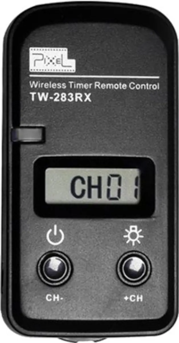 Pixel TW-283/N3 Draadloze Afstandsbediening - 80m - Zwart