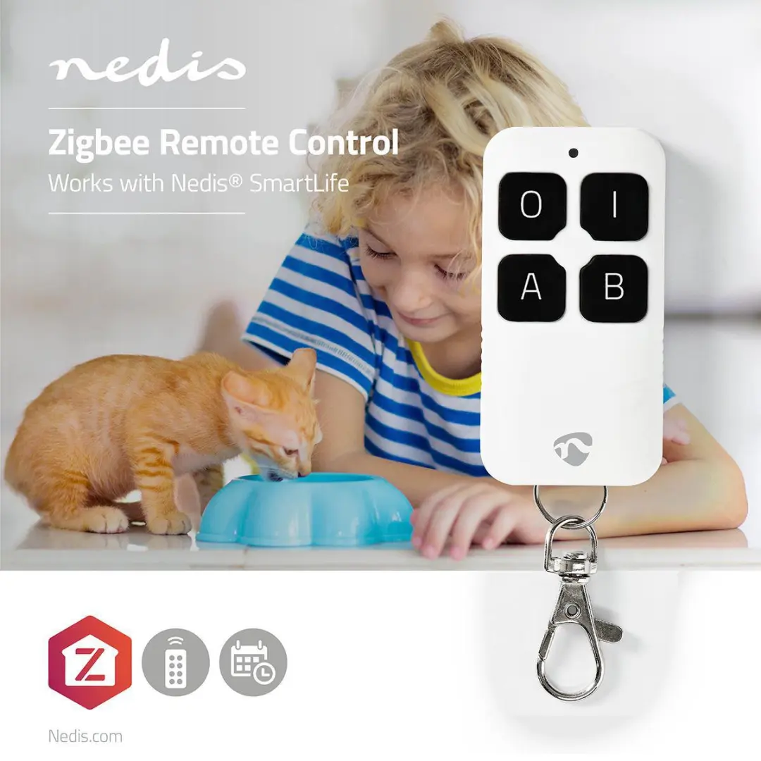 Nedis SmartLife Zigbee 3.0 Afstandsbediening ZBRC10WT - Wit