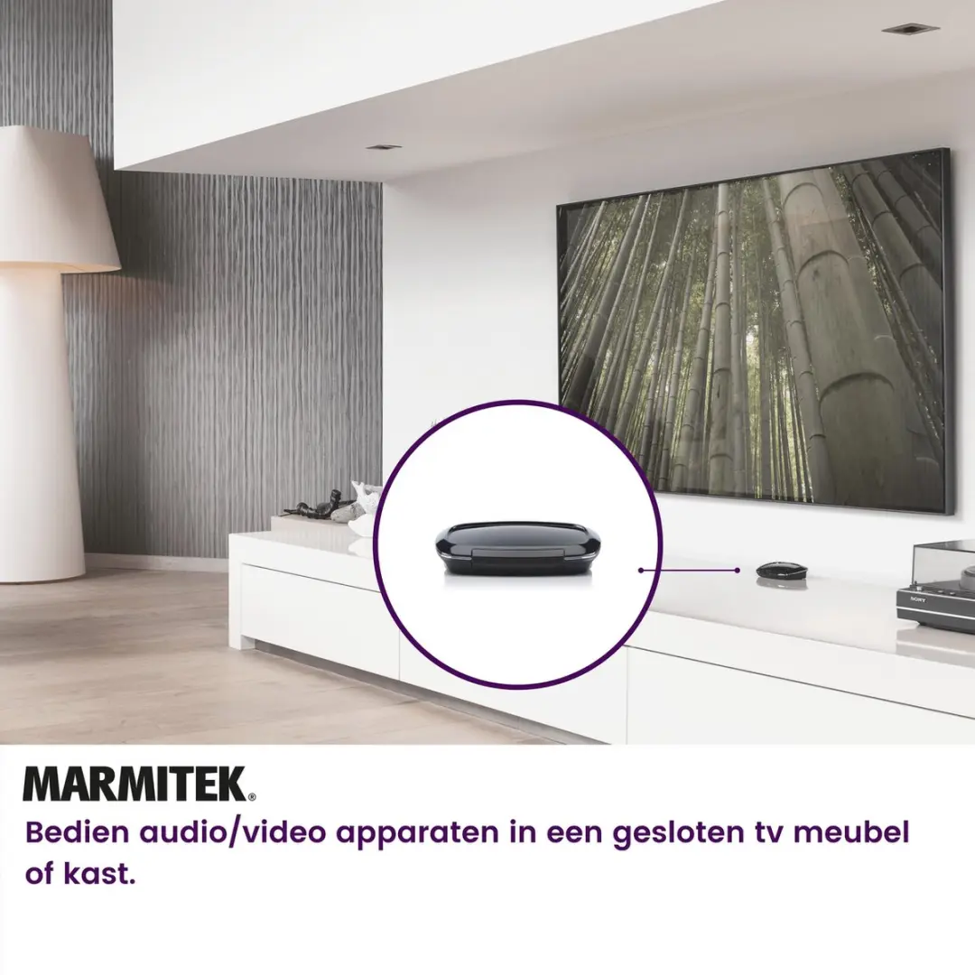 Marmitek Invisible Control Black 4 IR Extender - 4 Apparaten - afbeelding 6 van 6