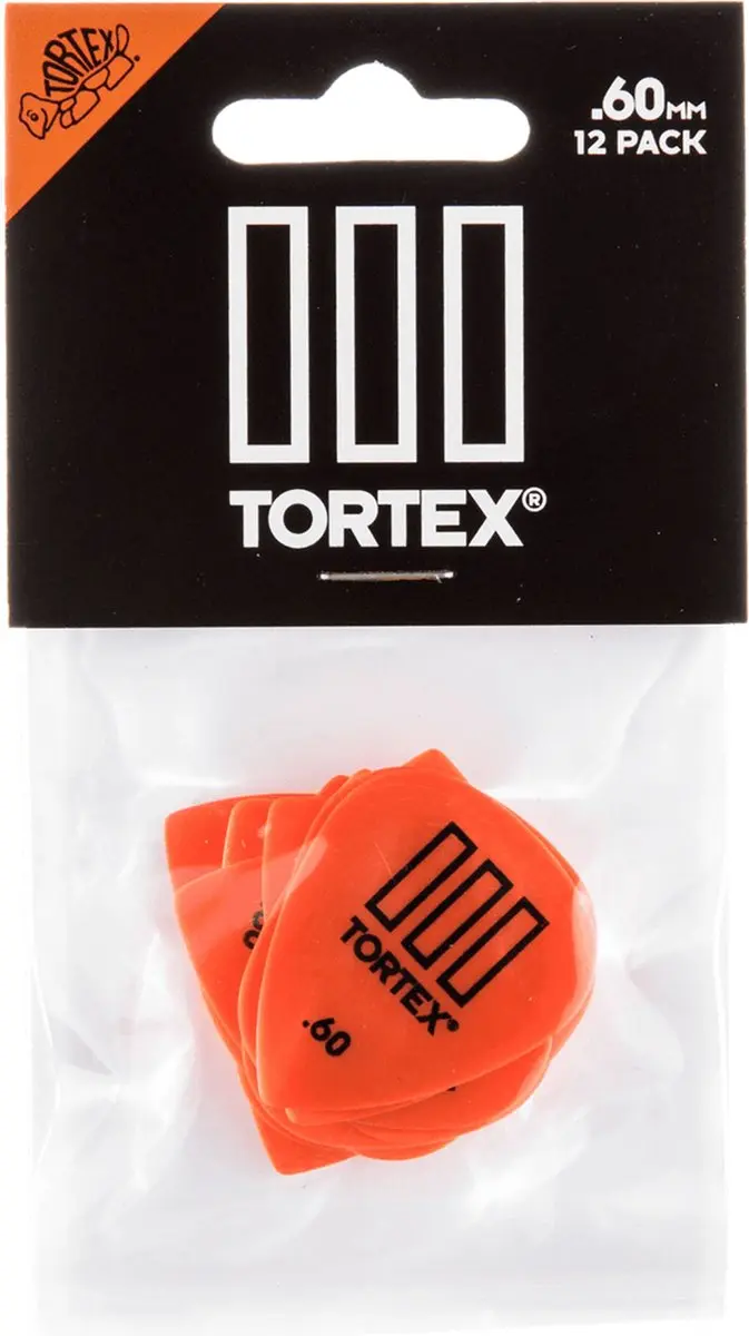 Dunlop Tortex III Plectrum 0.60mm - 12 Stuks