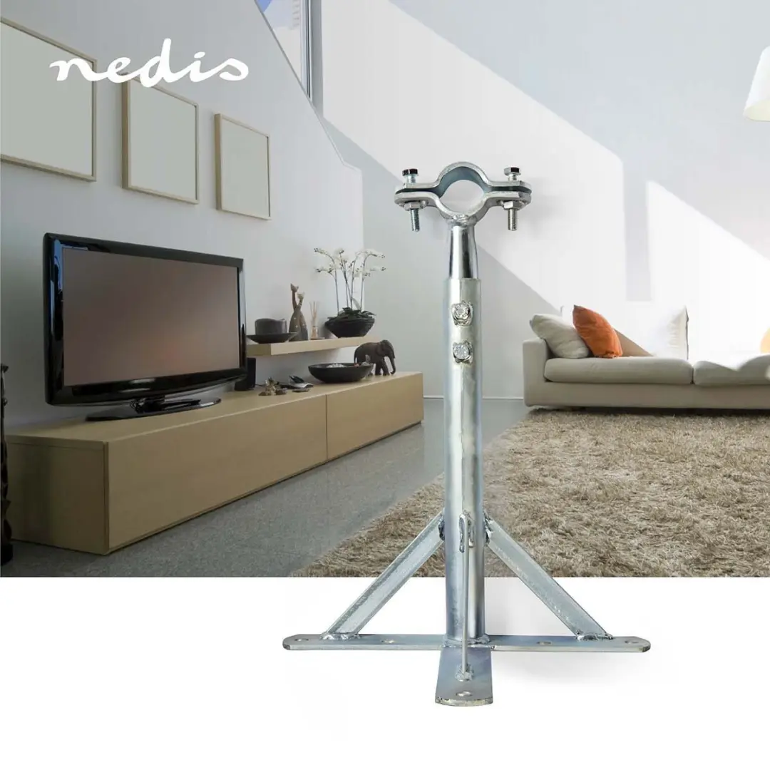 Nedis Muurbeugel Satellietschotel 32-42mm - Staal Zilver