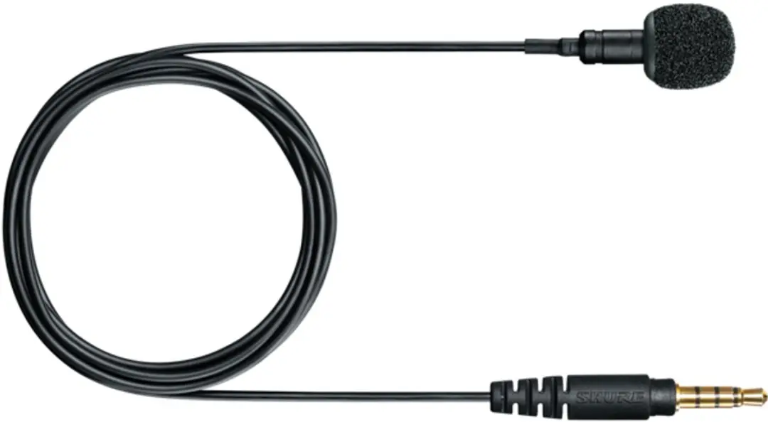 Shure MVL-3.5mm Lavalier Microfoon - Zwart