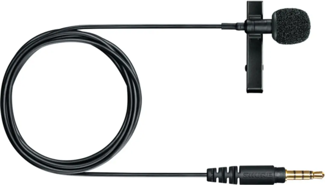 Shure MVL-3.5mm Lavalier Microfoon - Zwart