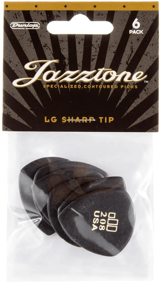 Dunlop Jazztone 208 Plektrum 6 Stuks - Extra Large