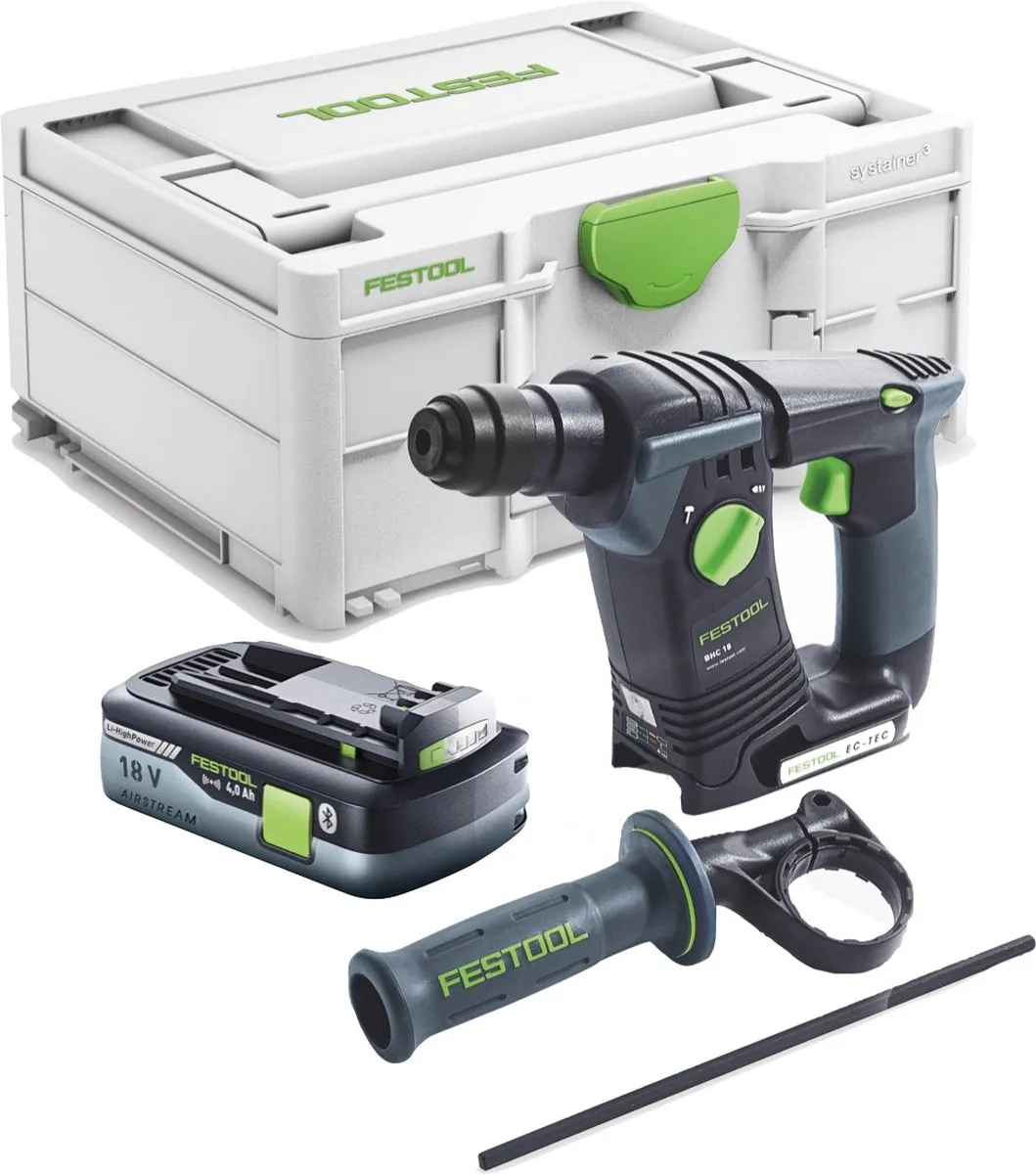 Festool BHC 18-Basic Accuklopboormachine 18V SDS Plus - 1x 4.0Ah Accu