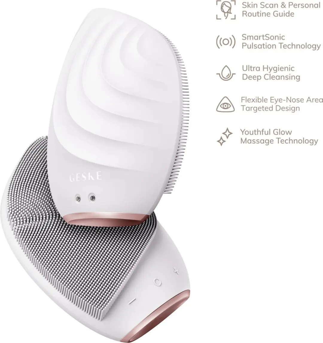GESKE SmartAppGuided Facial Brush GK000010SL01 - 14 Snelheden - Starlight - afbeelding 6 van 6