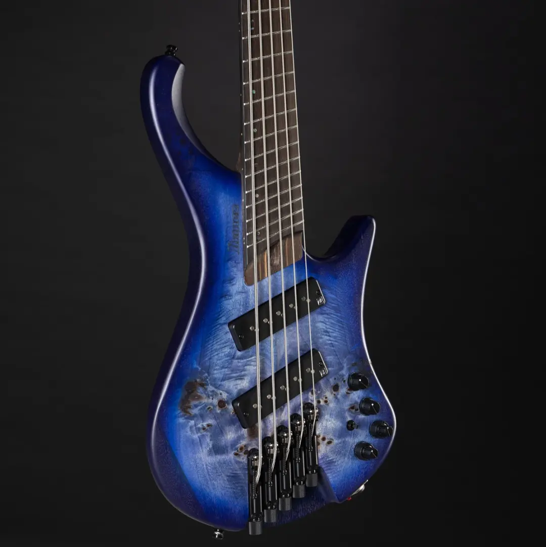 Ibanez EHB1505MS Elektrische Basgitaar - 5 Snaren - 24 Frets - Pacific Blue Burst