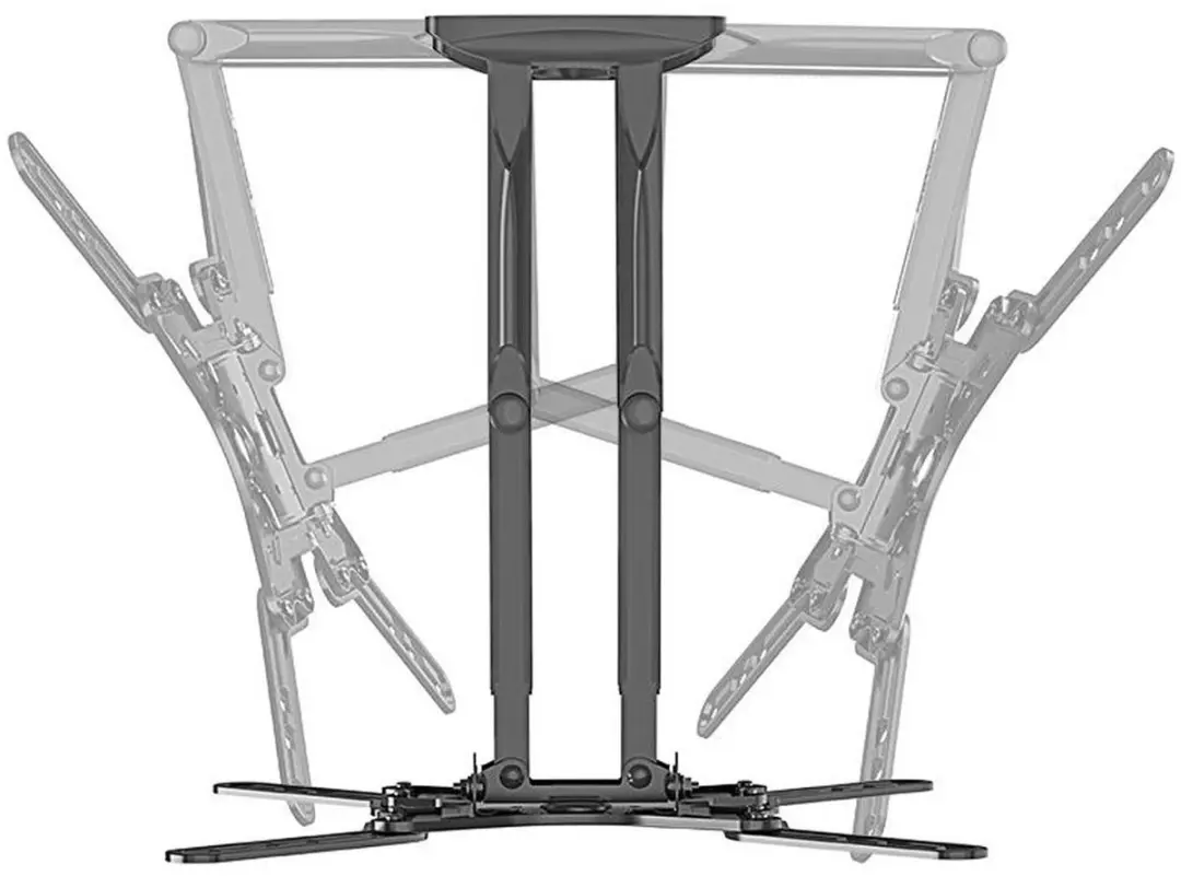 Gembird WM-60ST-01 Dubbelarm TV Muurbeugel 32-60" - 35kg - Zwart