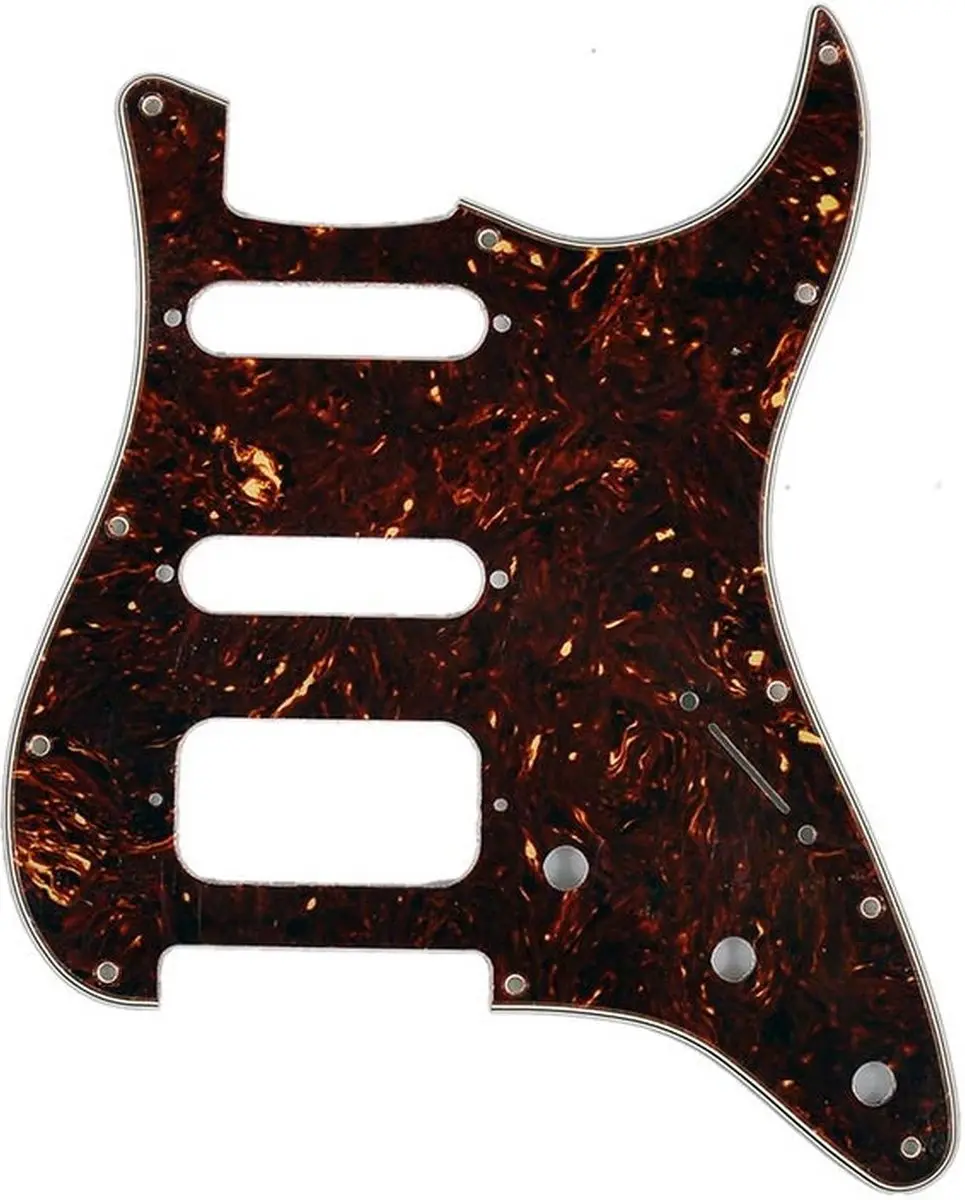 Fender Standard Strat HSS Pickguard 4-laags Tortoise Shell