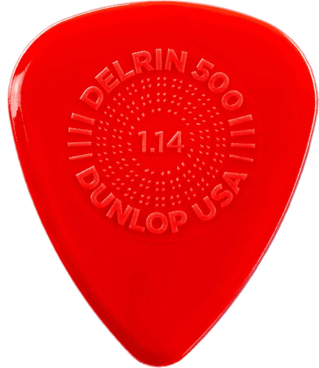 Dunlop 450P1.14 Delrin Prime Grip Plectrumset 1,14mm