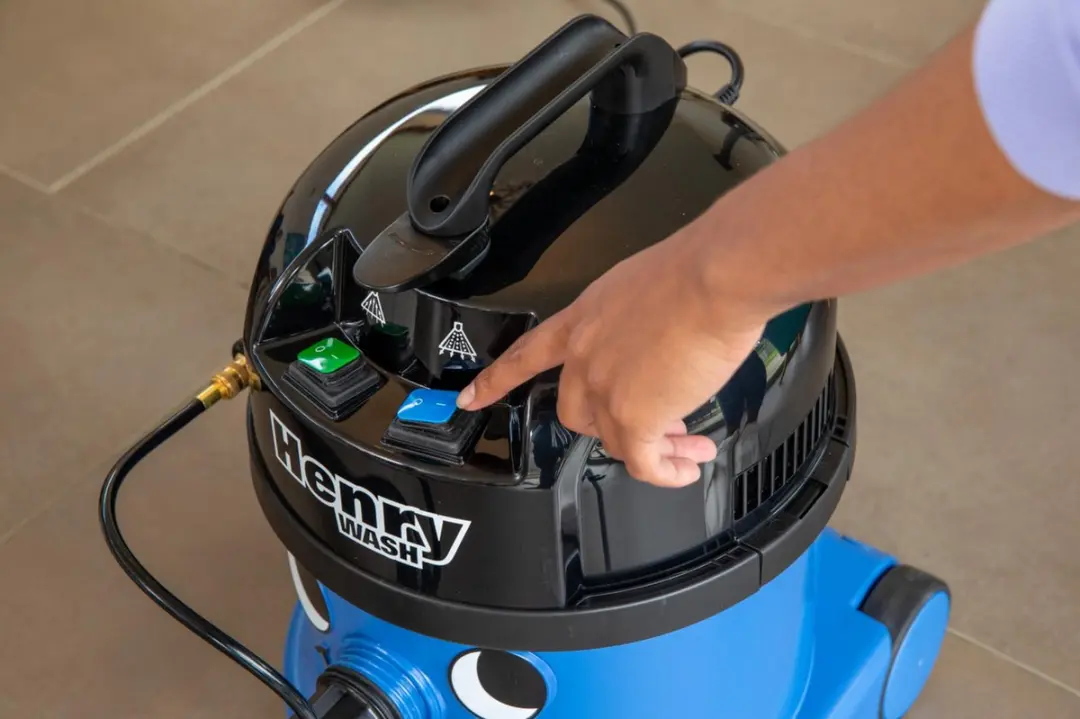 Numatic Henry Wash HVW370 Stofzuiger - Blauw