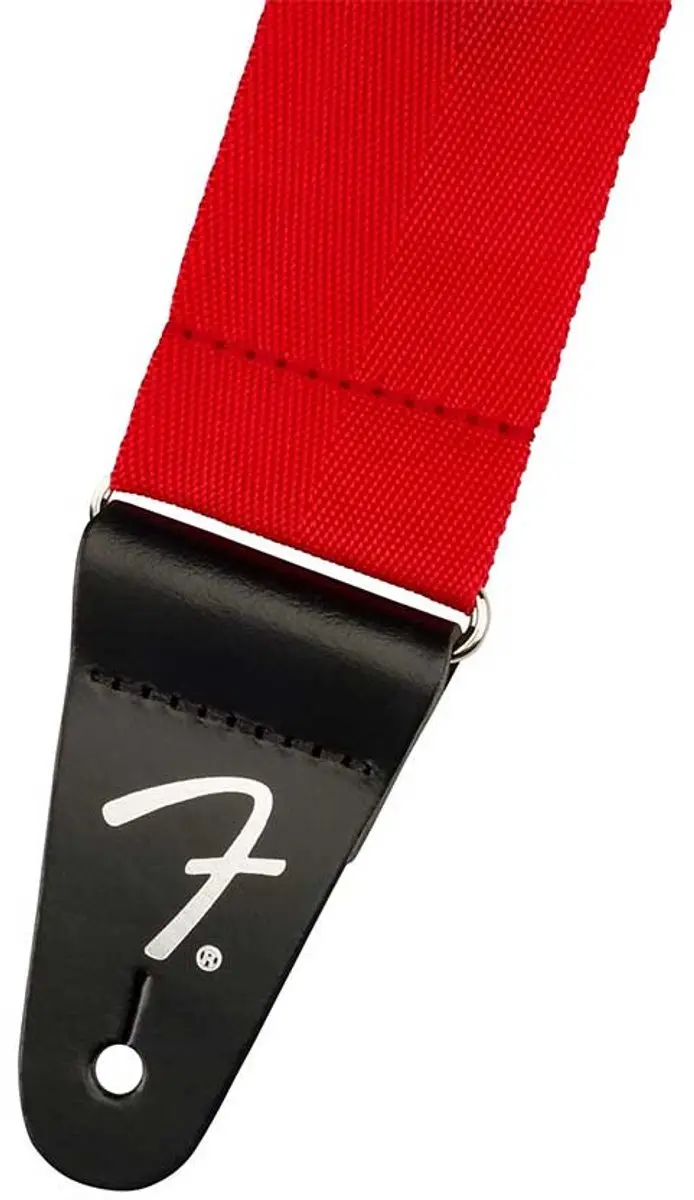 Fender Polypro Geweven Gitaarband - Rood