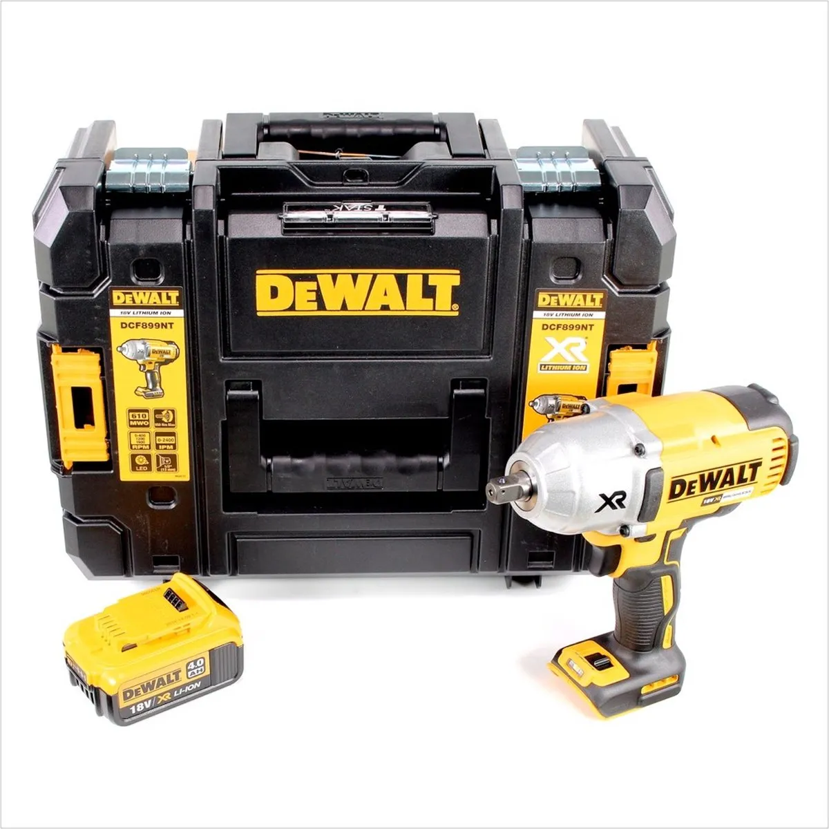 DeWalt DCF 899 NT Slagmoersleutel 18V 950Nm - 1x 4.0Ah Accu - afbeelding 5 van 5