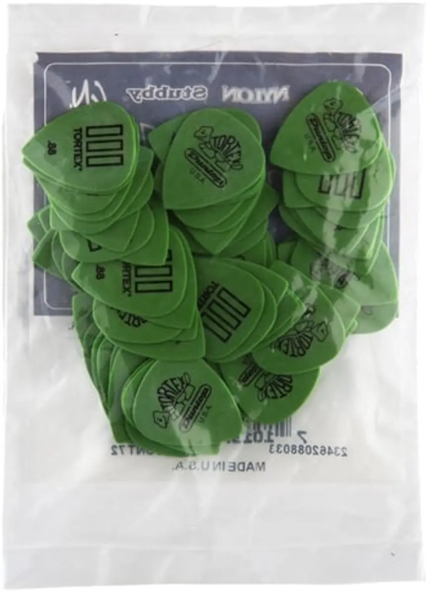 Dunlop Tortex III 462 Plektrums - 72-delig Groen
