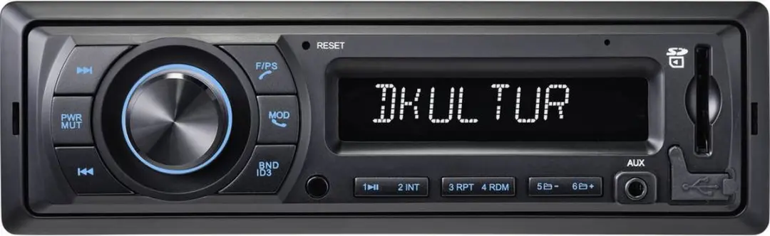 Renkforce RF-4746690 Autoradio DAB+ Bluetooth - Enkel DIN - Zwart