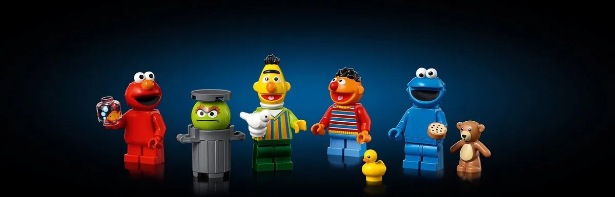 LEGO Ideas 21324 Sesame Street - 5 Minifiguren