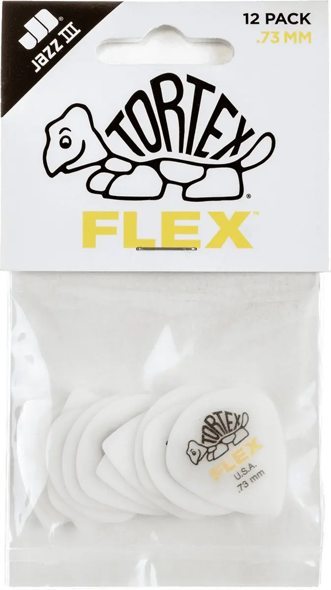 Dunlop Flex Jazz III Plectrum 0.73mm