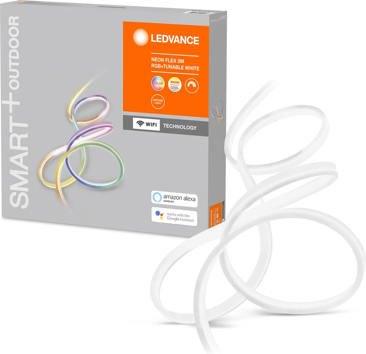 LEDVANCE SMART+ Neon Flex Multicolor 5m - RGBW - Transparent