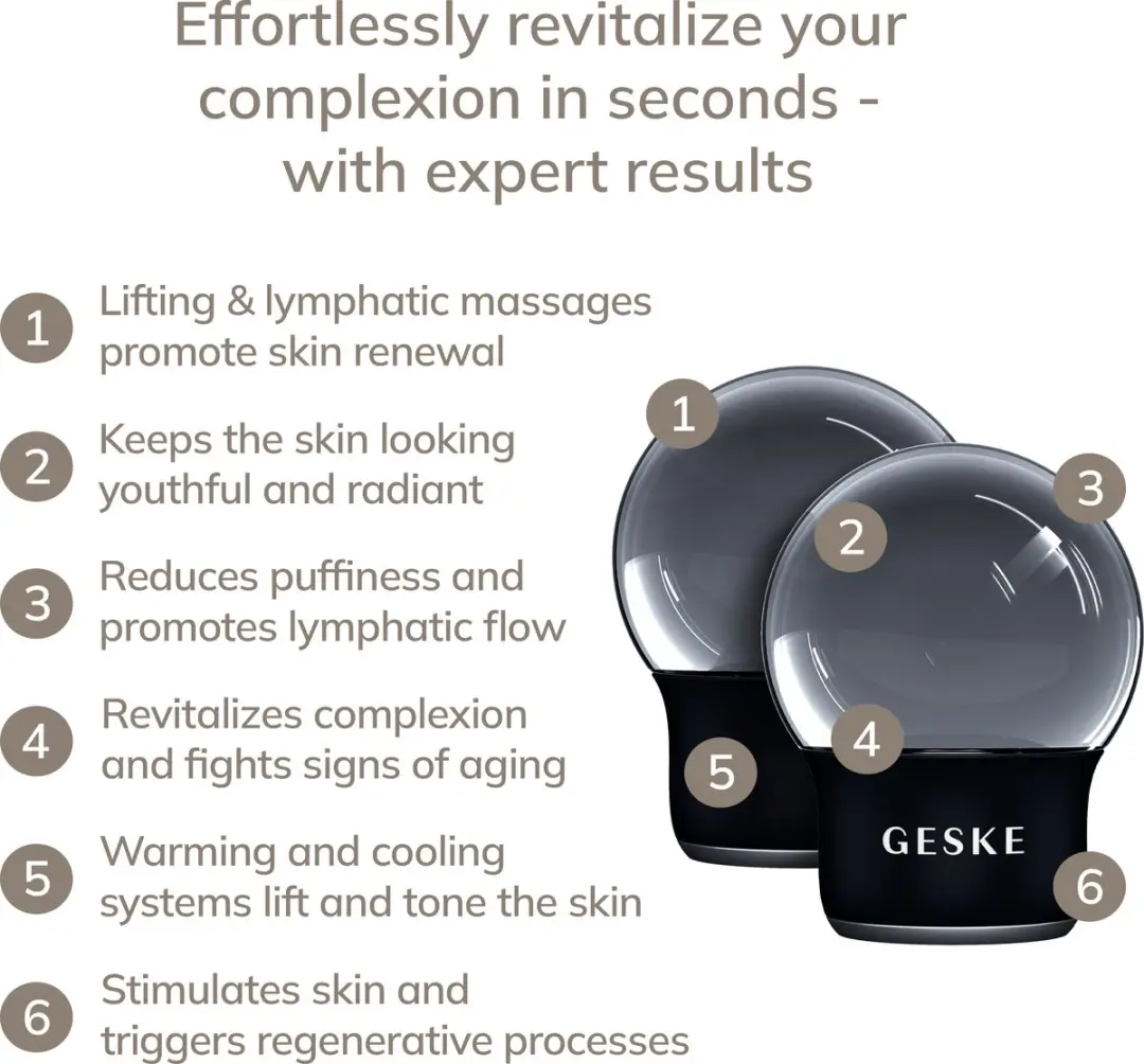 GESKE GK000701BK01 SmartAppGuided Massager 7-in-1 - Zwart