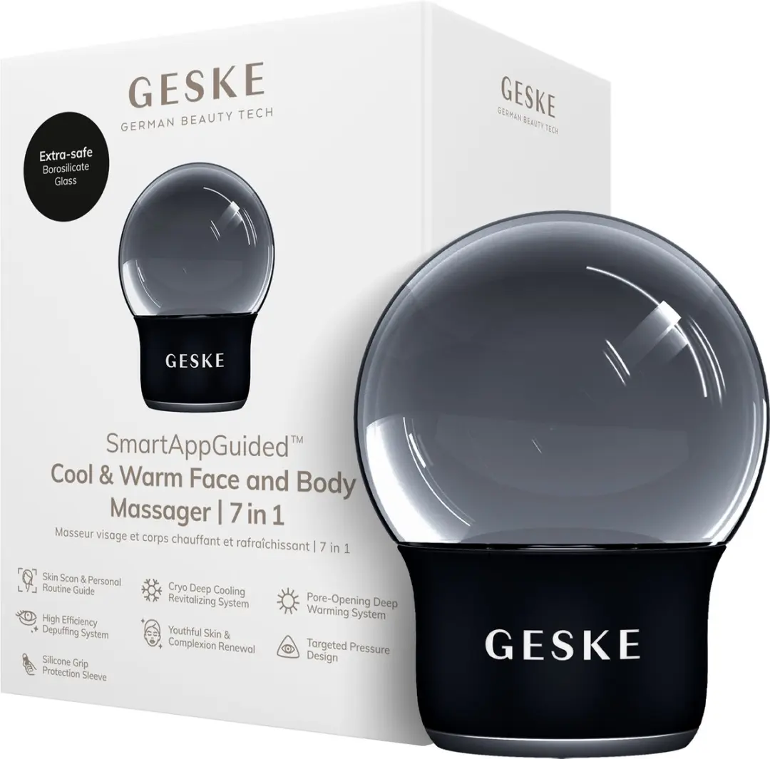 GESKE GK000701BK01 SmartAppGuided Massager 7-in-1