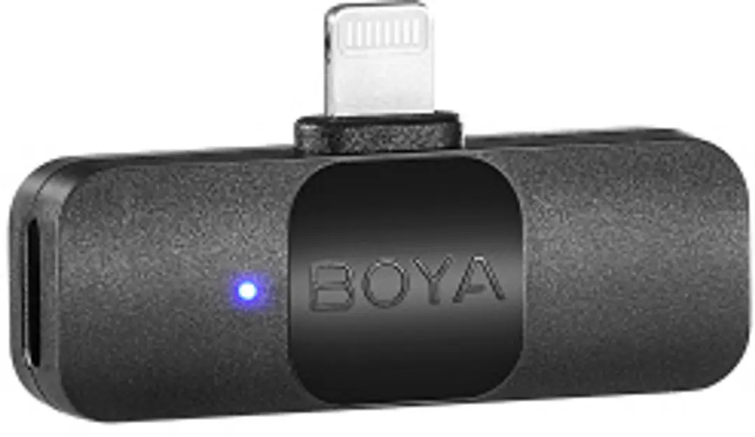 Boya BY-V2 V2.0 Microfoon - Accu - Zwart