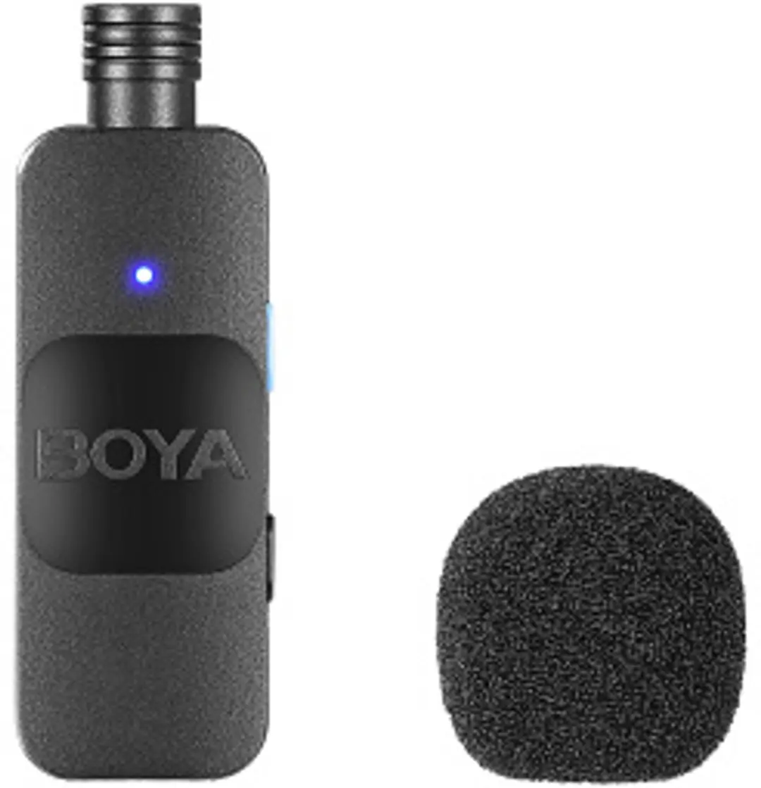 Boya BY-V2 V2.0 Microfoon - Accu - Zwart