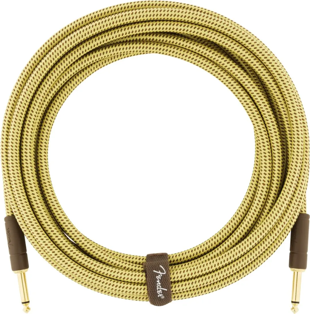 Fender Deluxe Series Instrumentenkabel 3m - Geel