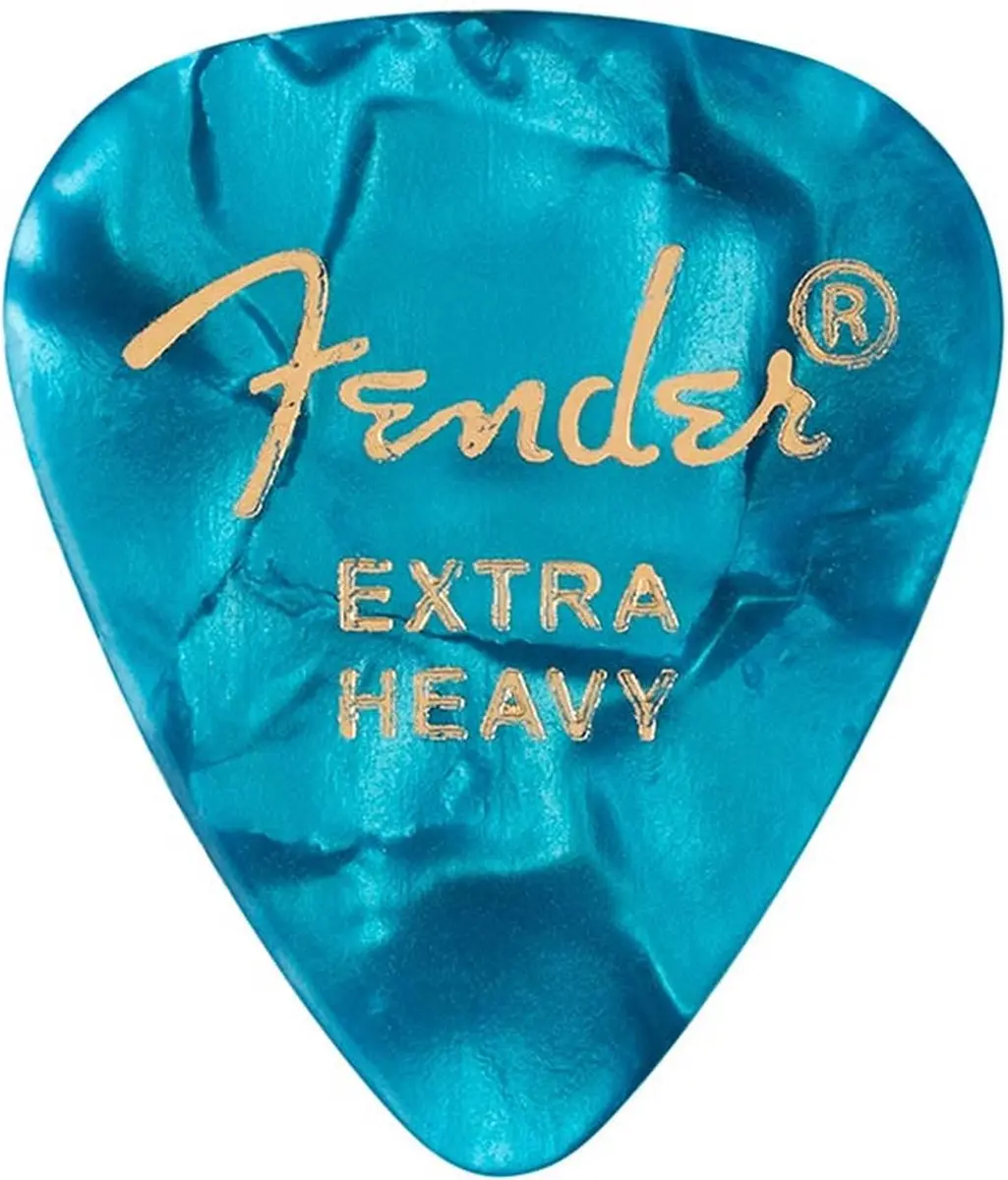 Fender 351 Premium Plektren Extra Zwaar Ocean Turquoise
