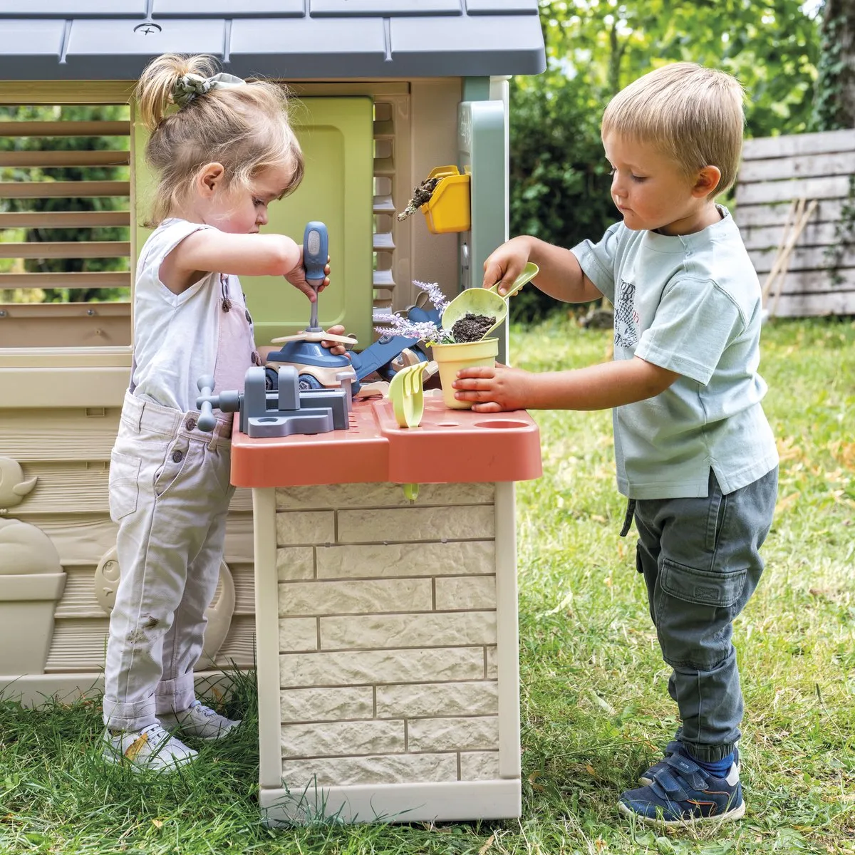 Smoby DHZ Werkbank Speeltoestel Multicolor - 39 Accessoires